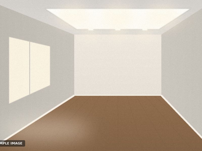 Sample project — Flush ceiling with recessed bulkhead — photo 2
